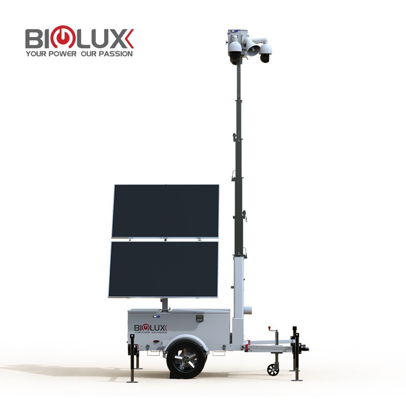 2026 Starlink Solar Surveillance Camera Trailer Tower high quality