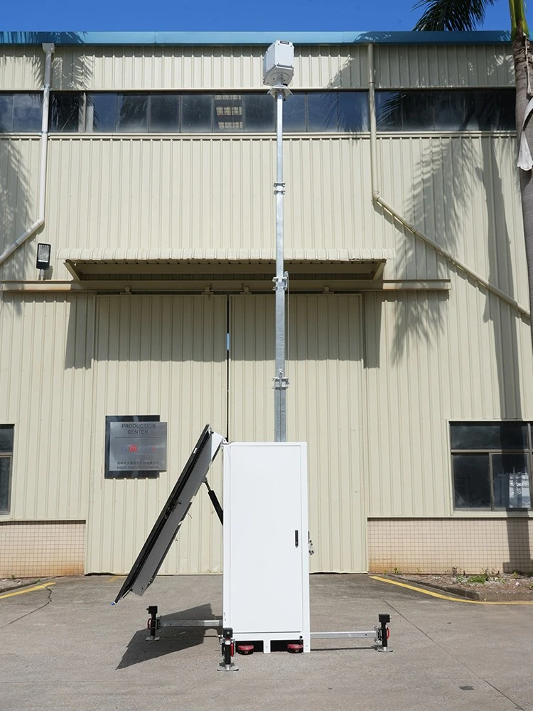 HiCUBE High-Power Solar Surveillance Tower high quality