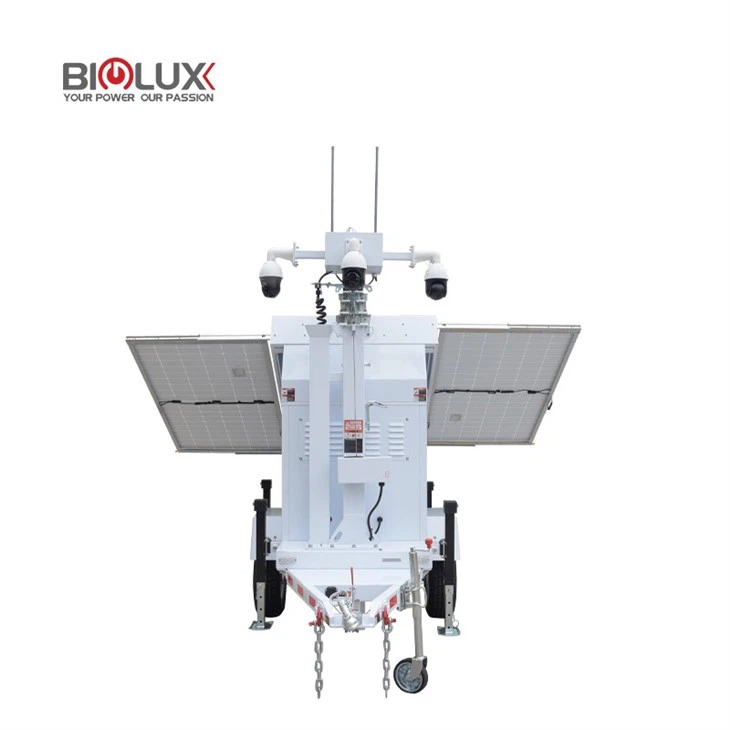 Mobile Solar Camera Security Surveillance Towers