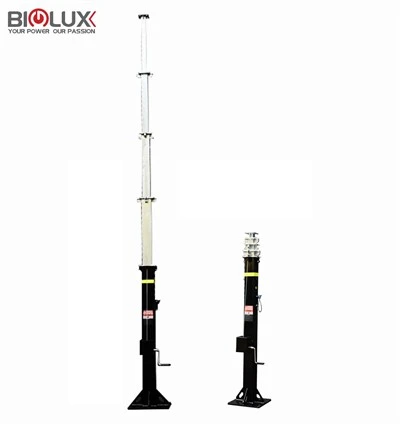 9m 5 sekcijas Teleskopiskais masts