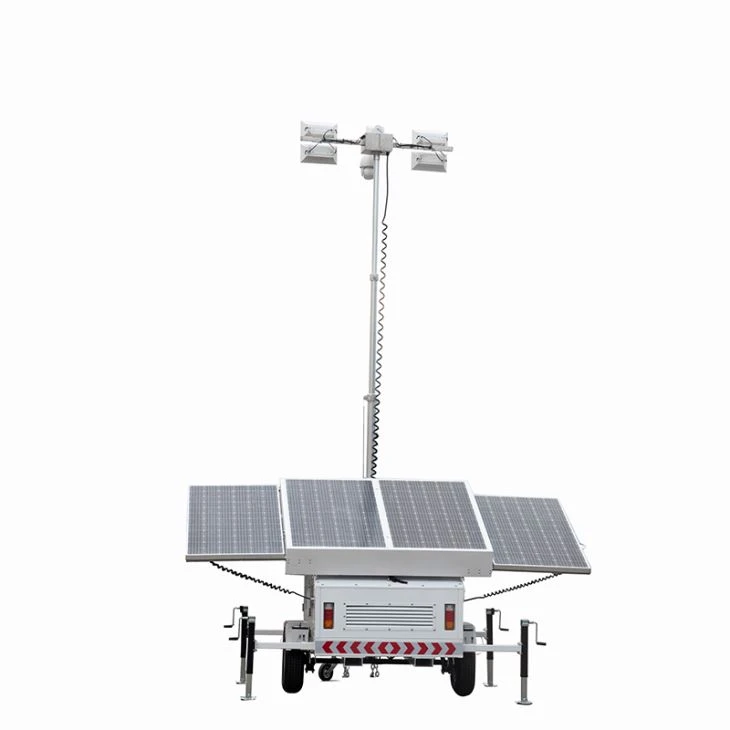 Solar Mobile Light Towers For Mining