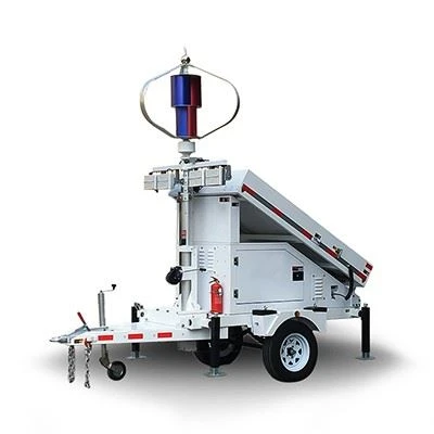 wind turbine mobile light tower
