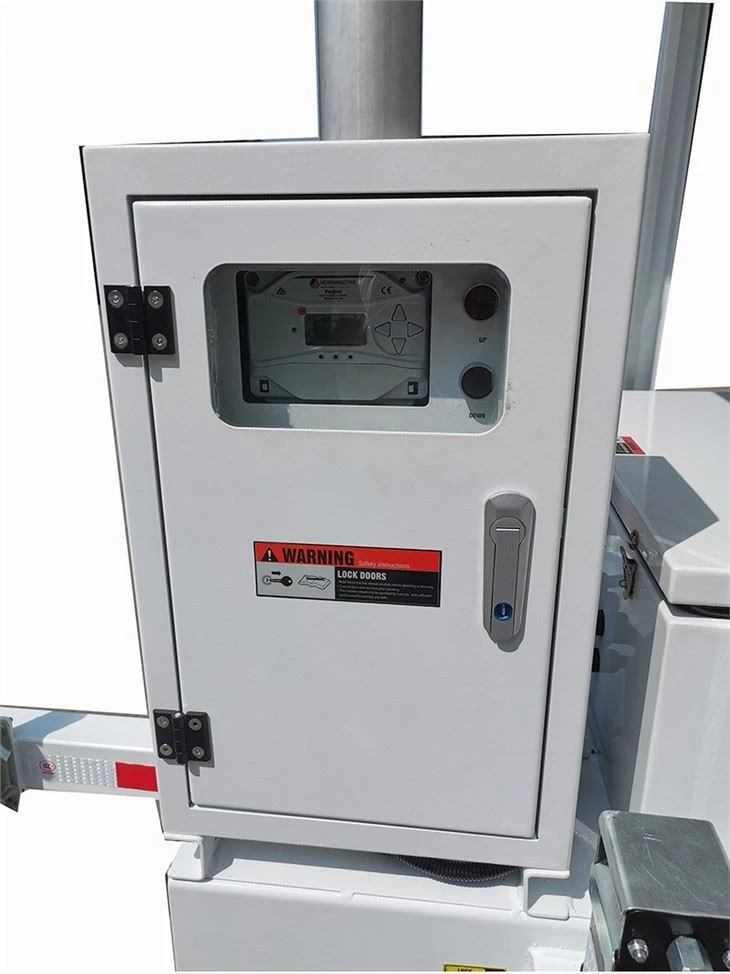 High Definition Surveillance With Mobile Solar Generator Trailer