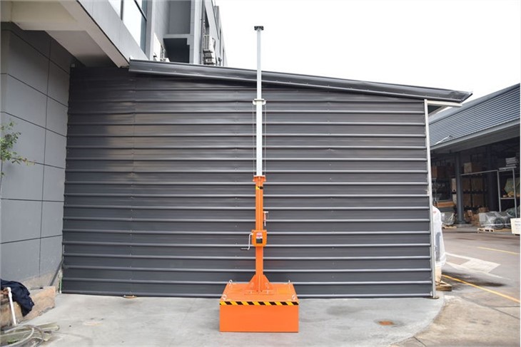 Moible Telescopic Mast For Solar Street Light