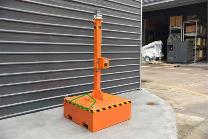 Moible Telescopic Mast For Solar Street Light